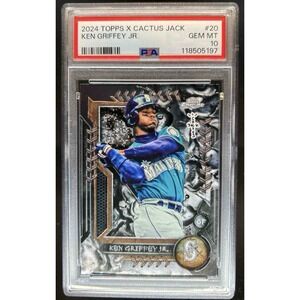 2024 Topps Cosmic Chrome x Cactus Jack Ken Griffey Jr. #20 Mariners PSA 10